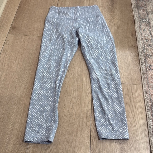 Lululemon Wunder Under High-Rise Crop 23" *Full-On Luxtreme Chambray Starlight - Picture 2 of 5